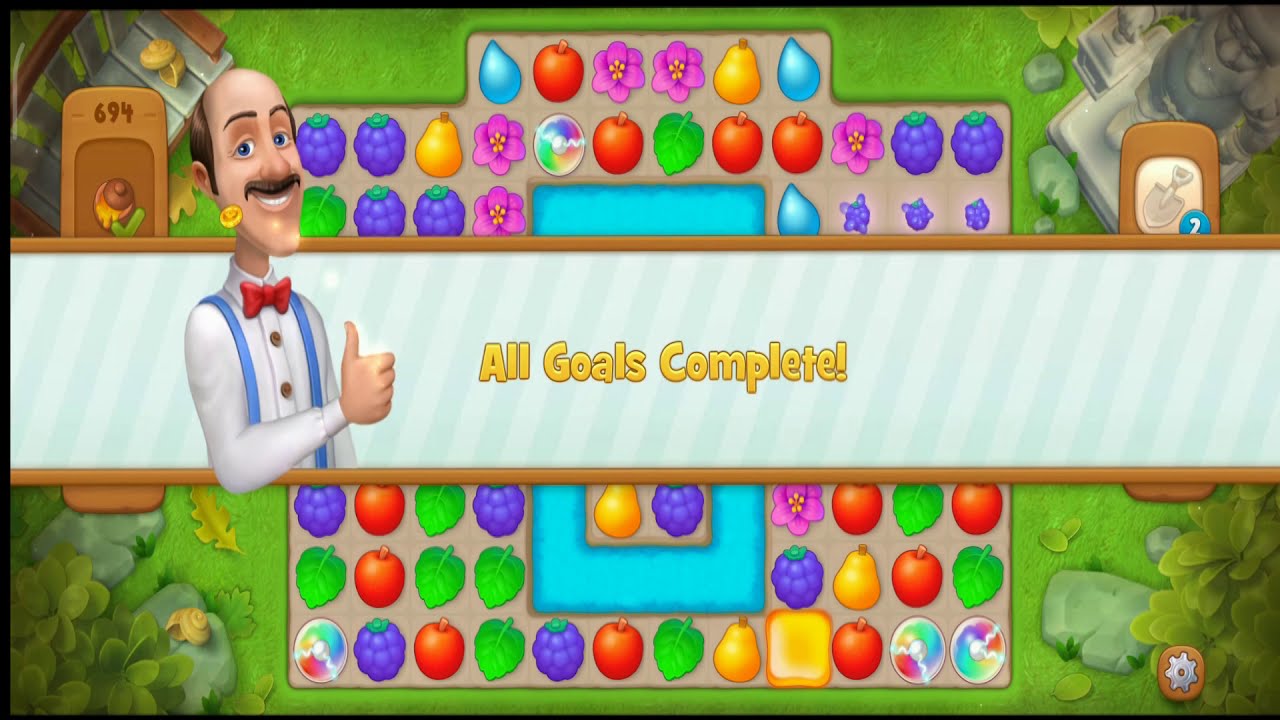 GardenScapes Android and ios gameplay full HD video