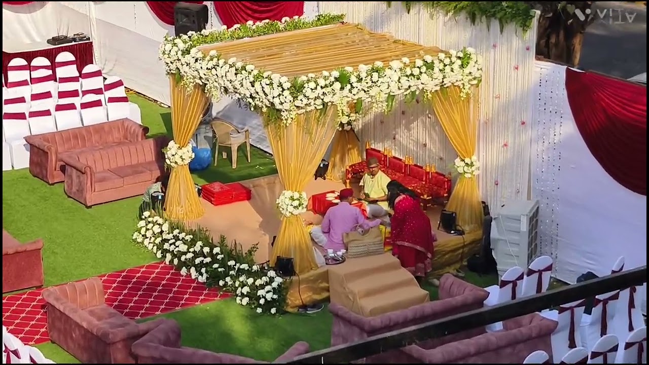 Outdoor wedding setup @ vanita samaj Shivajipark Dadat  West 9820149257