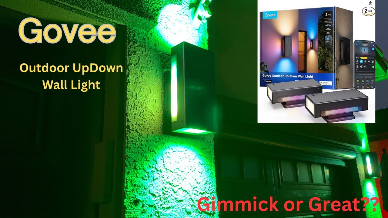 Обзор уличного светильника Govee UpDown