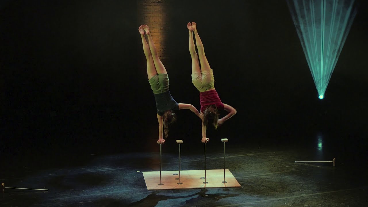 Cathi Sell and Becky Neal - Hand balancing