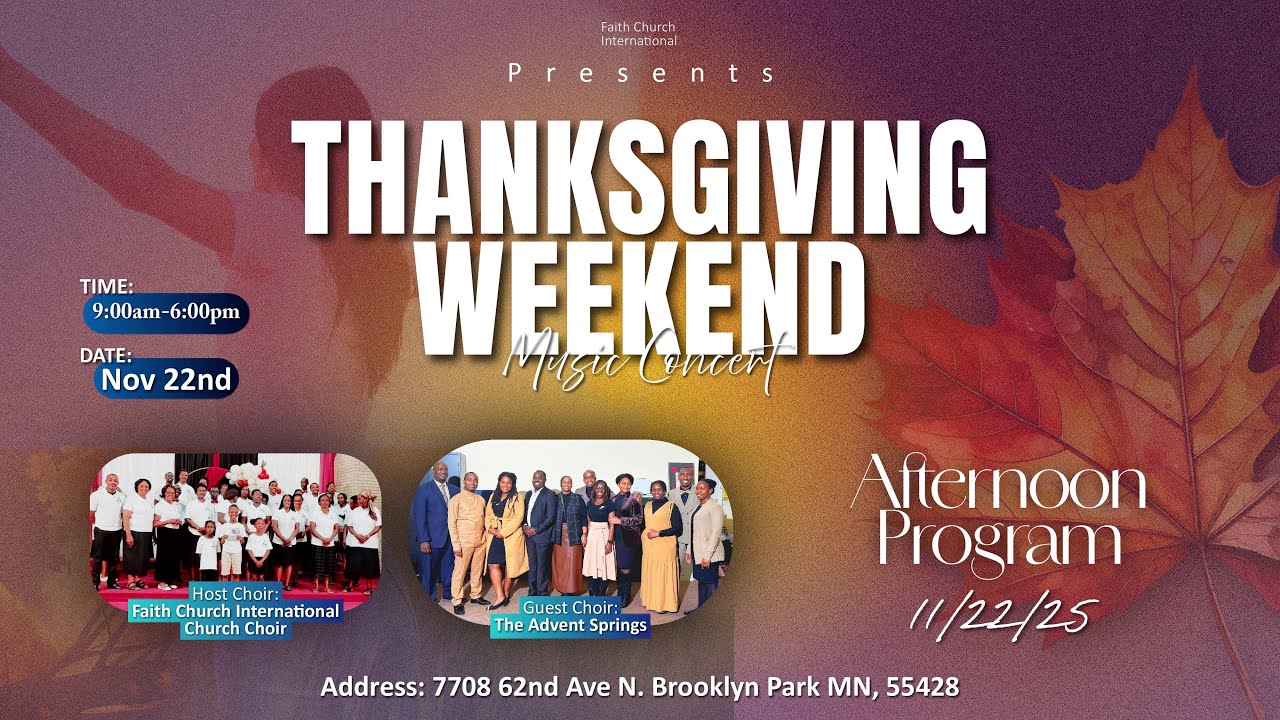 #LIVE: Sabbath Worship - Afternoon Service || 11/22/25