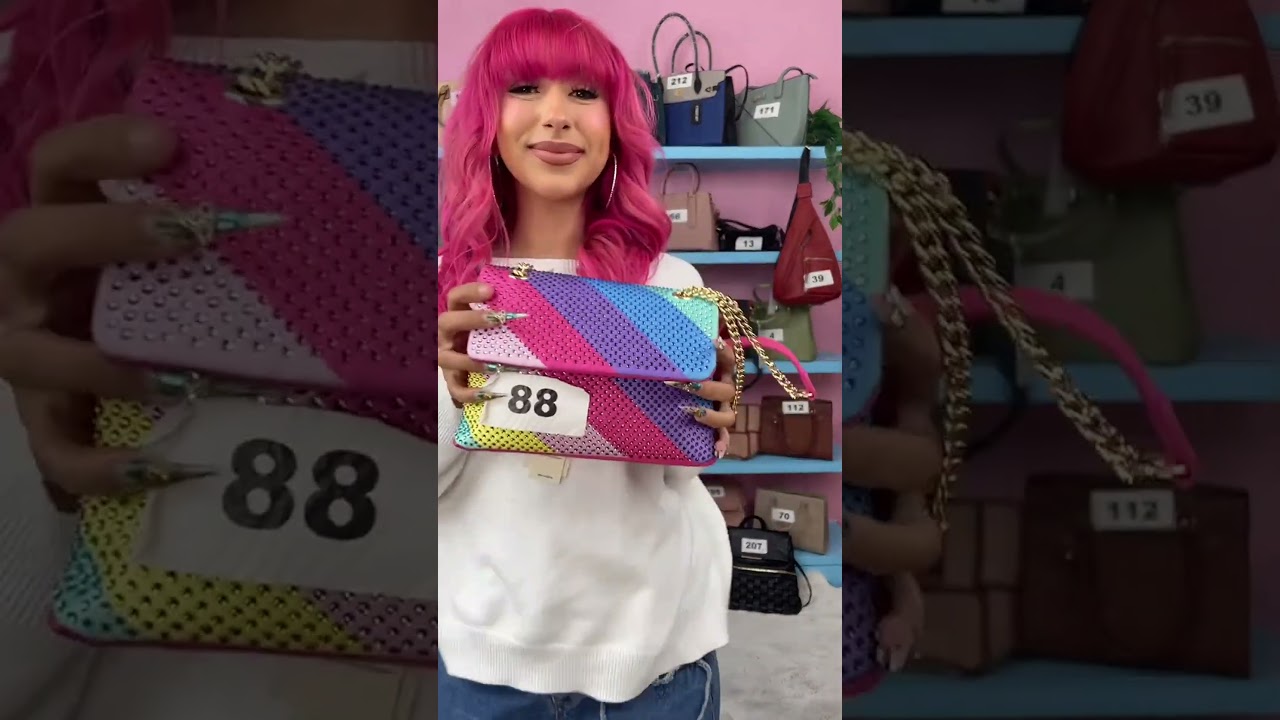 Pink Bags & Vegan Leather Live Show! #pinkbags #bagparty #veganleatherbags