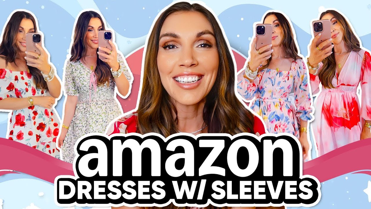 Платья Amazon с рукавами💃🩷