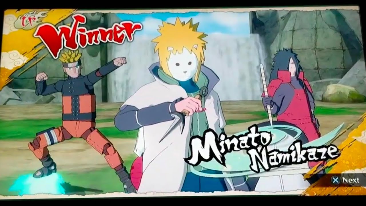 Minato Rank Match in Naruto STORM Rev. (Old Video)