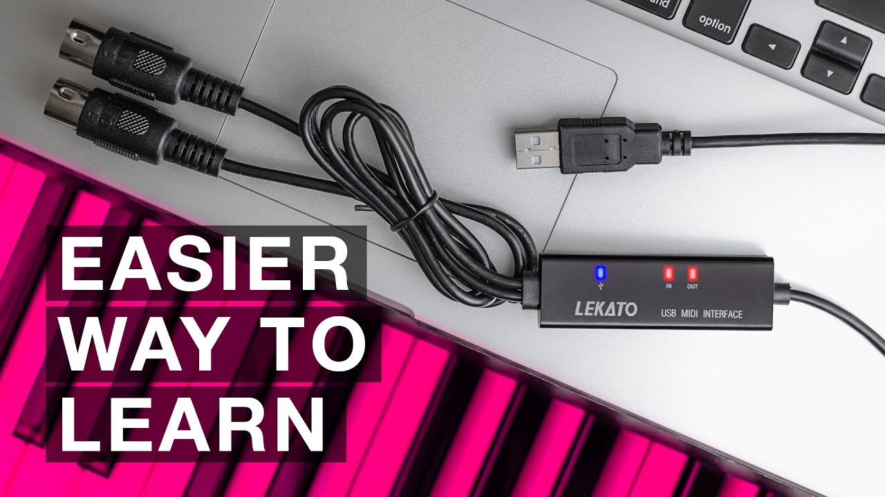 Easy fun way to learn Piano? Lekato MIDI USB Cable Review