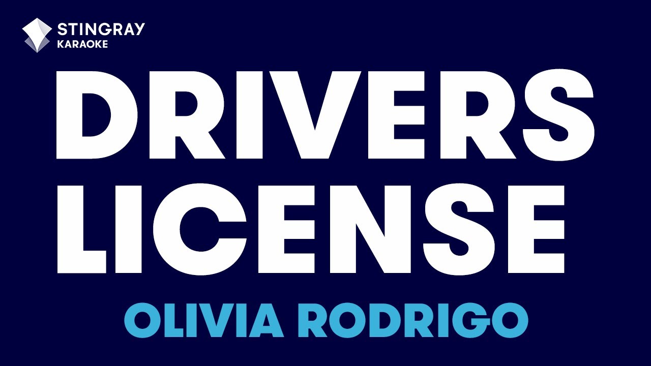 Olivia Rodrigo - drivers license (Karaoke With Lyrics)