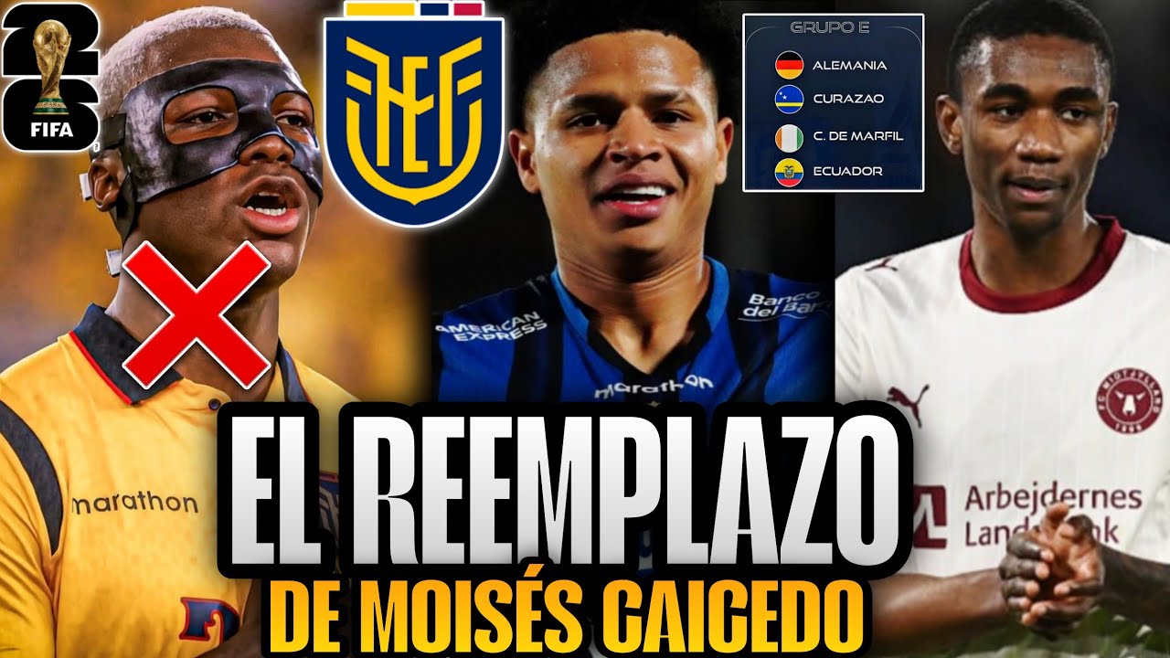 SIN MOISÉS CAICEDO: EL JUGADOR ECUATORIANO QUÉ DEBERÍA USAR BECCACECE PARA la selección ECUATORIANA