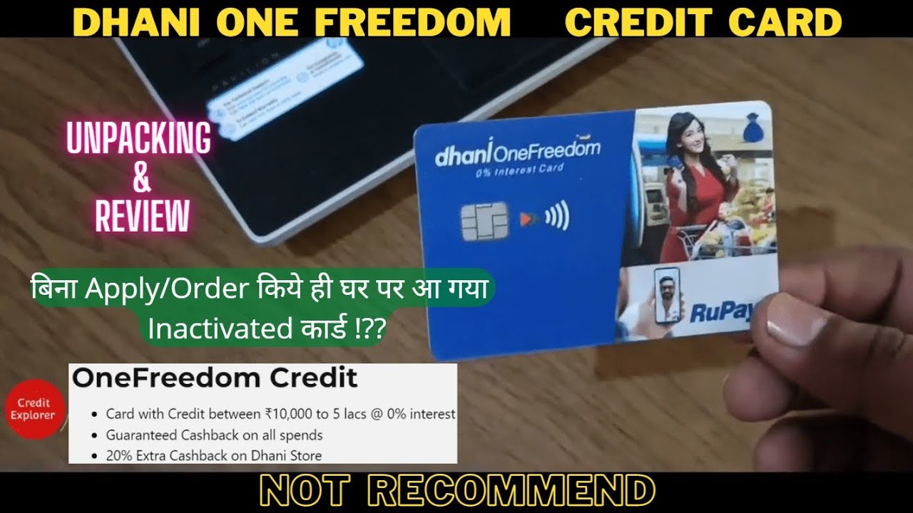 Dhani One Freedom Credit Card - Unboxing & Review (Opinion) | Features , Complains #CreditExplorer