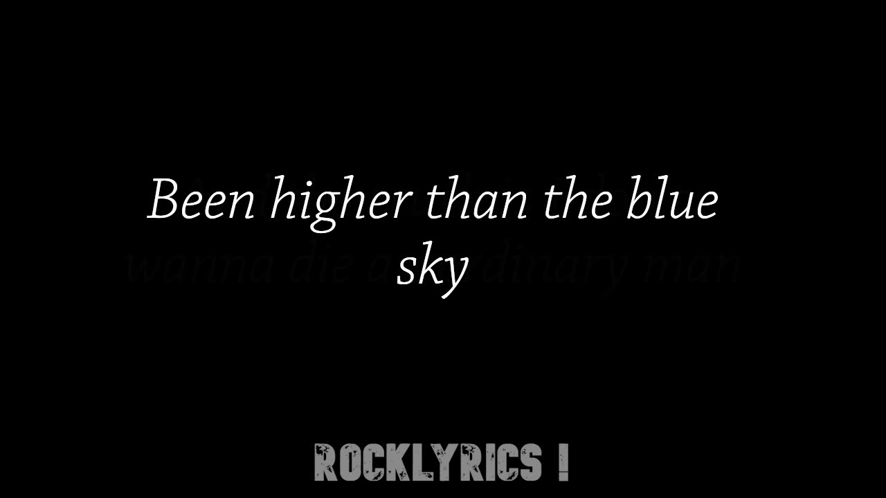 Ozzy Osbourne - Ordinary man (Lyrics)