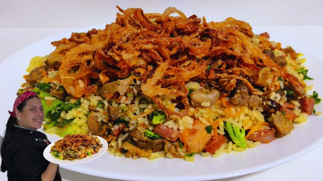 ARROZ TEMPERADO COM CEBOLA TIROLEZA  FÁCIL, DELICIOSO E CHEIO DE SABOR! 😋  Receitas a Jato