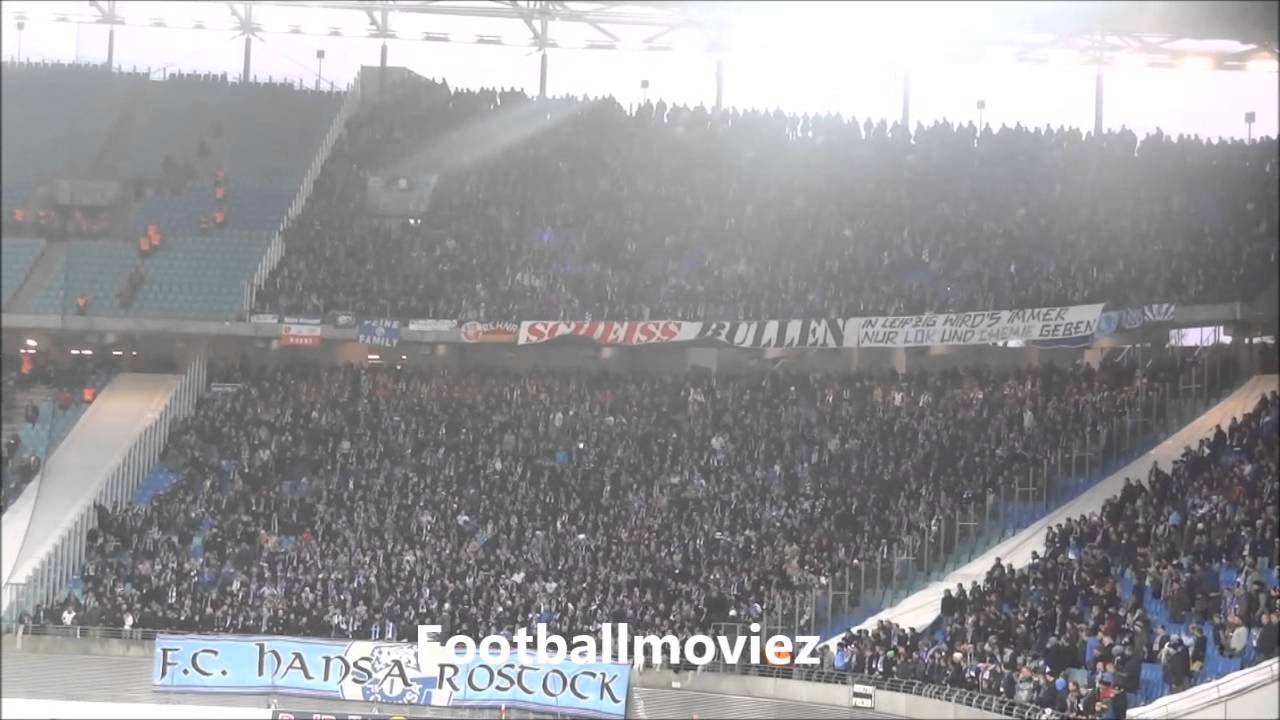 Hansa Fans geben Vollgas in Leipzig - Ganz Rostock hüpft (Red Bull - Rostock 1:2, 23.11.13)