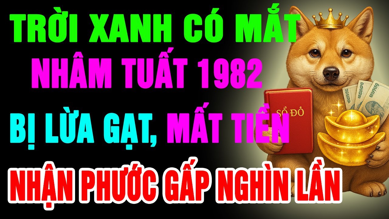 Trời Xanh Có Mắt, Nhâm Tuất 1982 Bị Phản Bội, Mất Tiền, Nhưng Cuối Đời Trời Ban Phúc Gấp Nghìn Lần