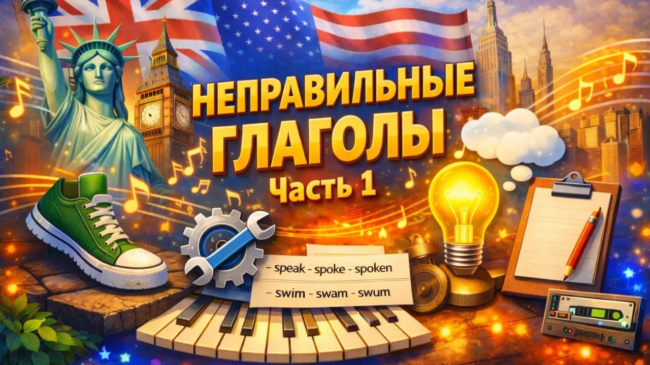 Неправильные глаголы. Часть 1