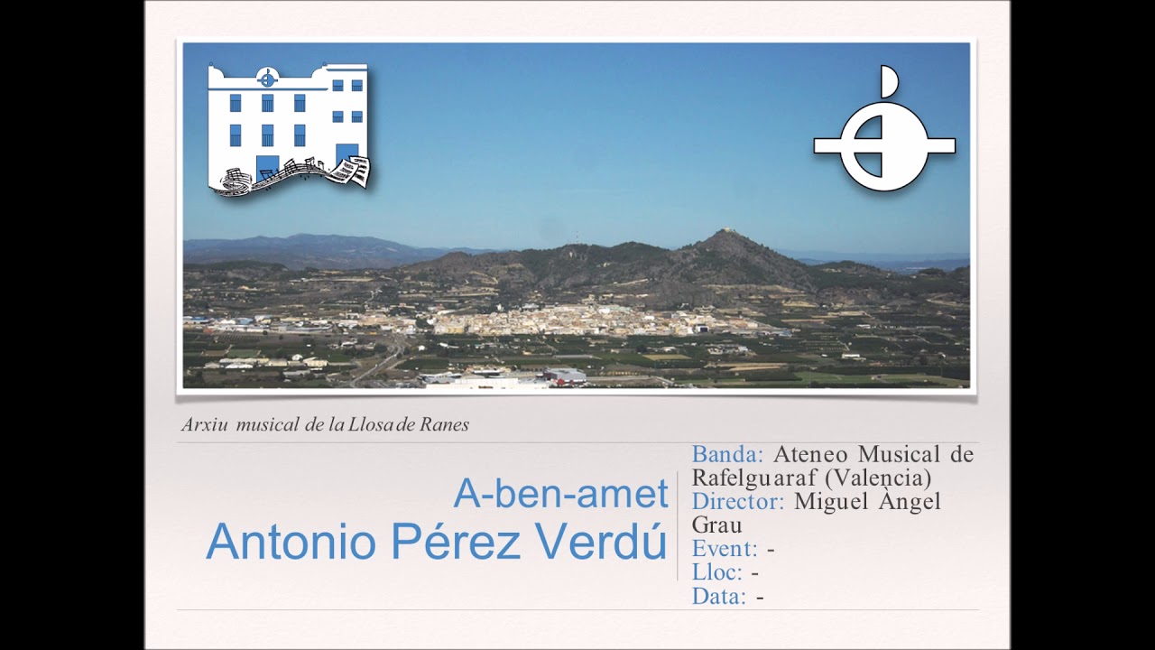 A-ben-amet - A.Pérez Verdú [Versión Banda]