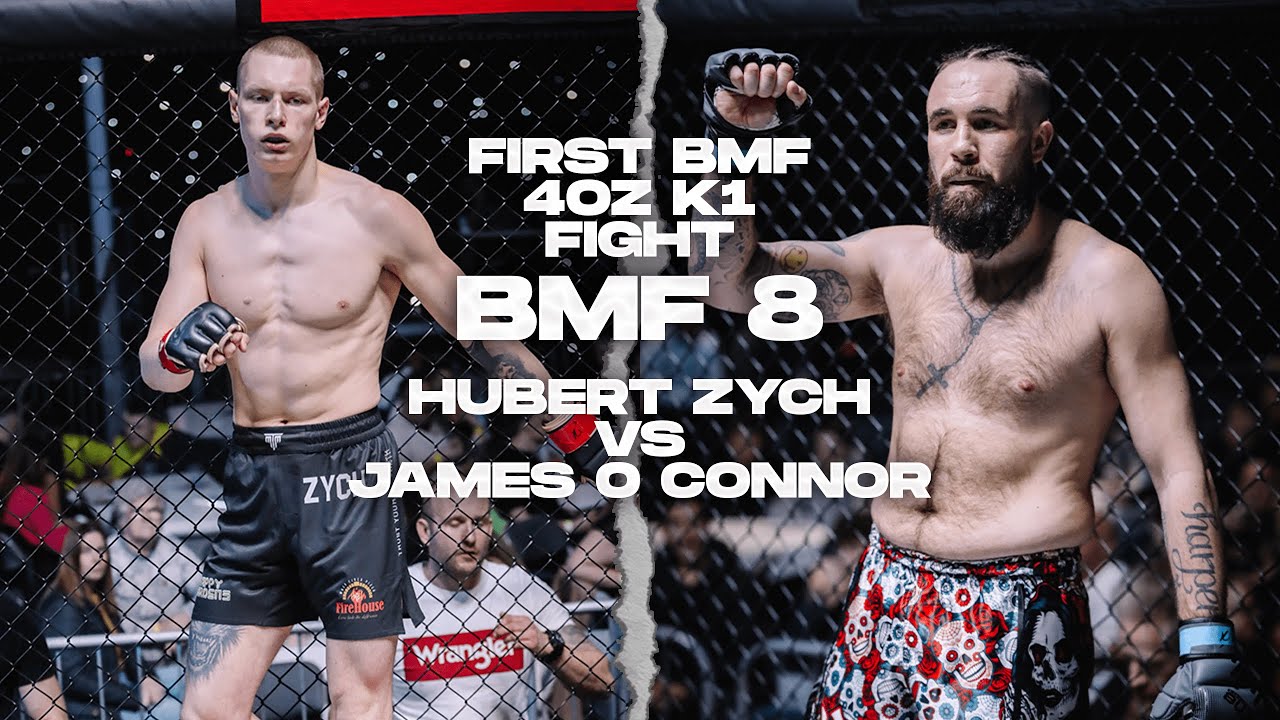 BMF 8 | Hubert Zych vs James O Connor | 4oz K1 Bout | BADMOFO MMA
