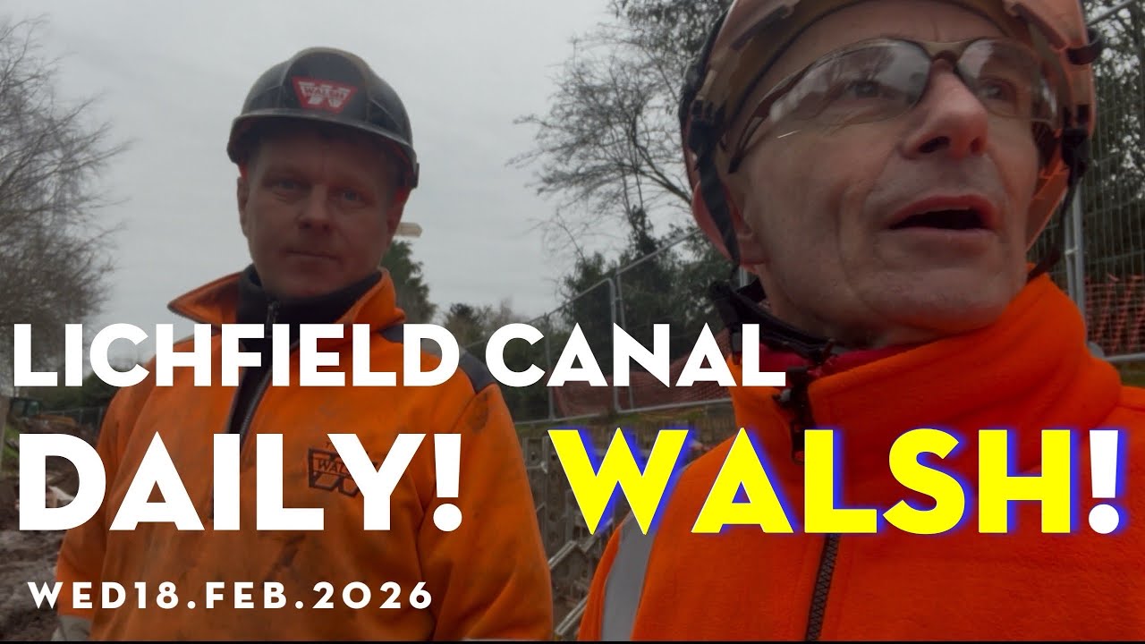 NarrowboatNige Daily Day 3 Narrows Insights & Gallows Reach Reinforcement with Walsh #construction 