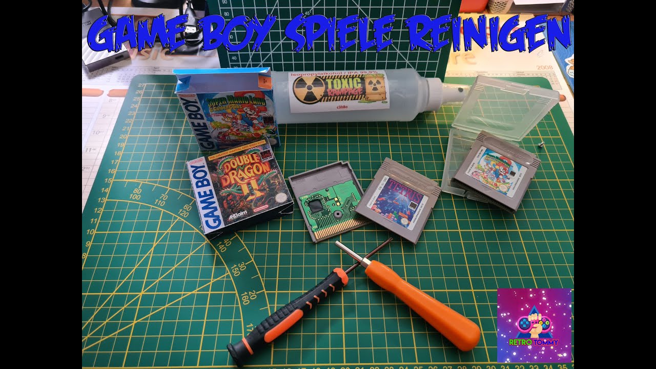 Game Boy Spiele reinigen