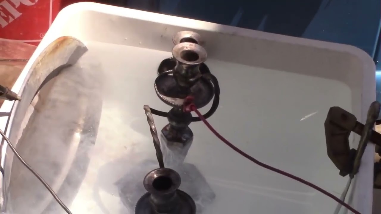 How Much Silver Was Plated on Quadruple Plated Pieces - WIlcox Candelabra Pt 1