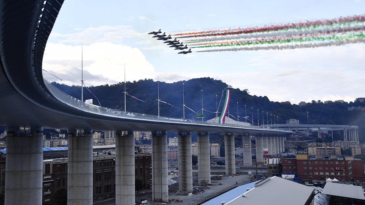 New Genoa bridge opened two years after tragic collapse