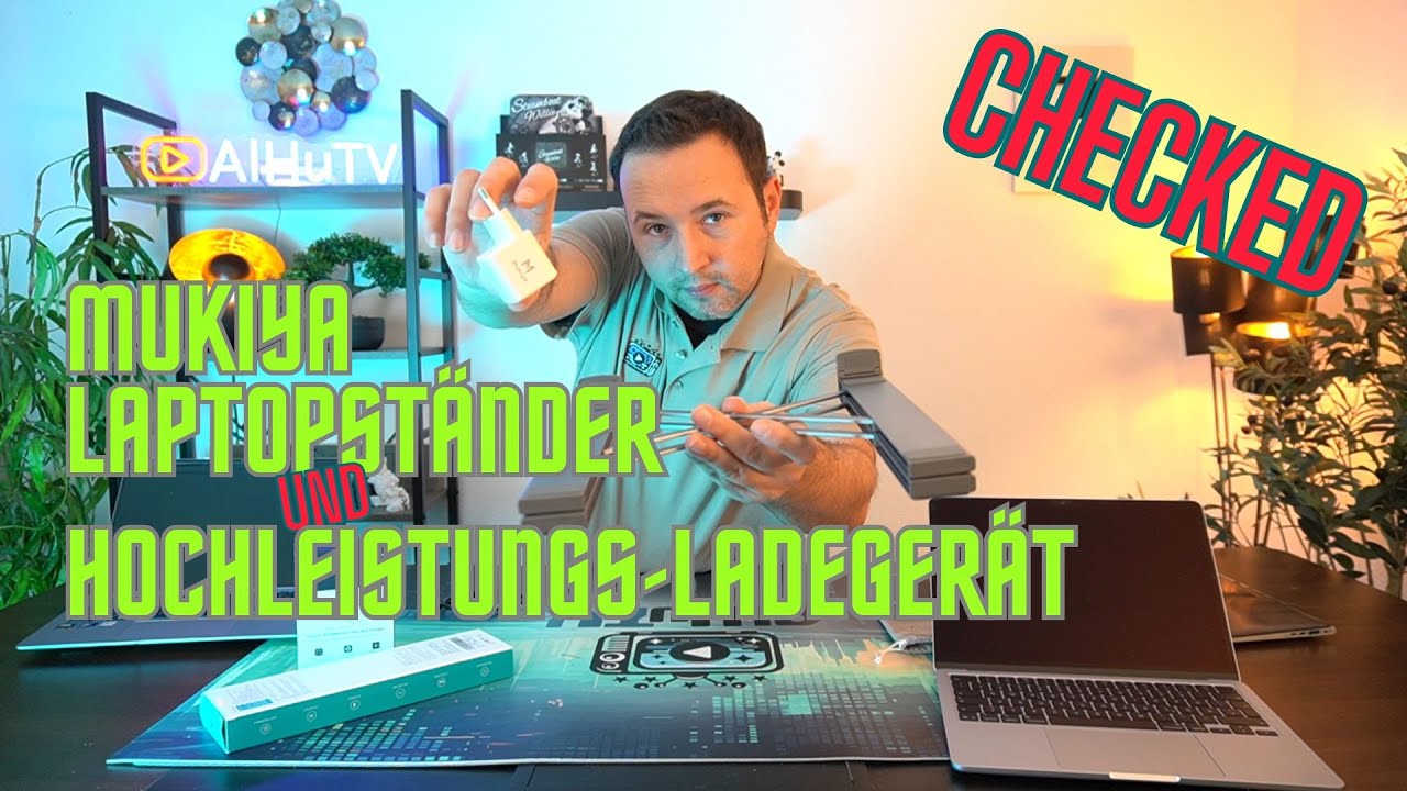 Mukiya - Laptopständer & Hochleistung Ladegerät - REVIEW