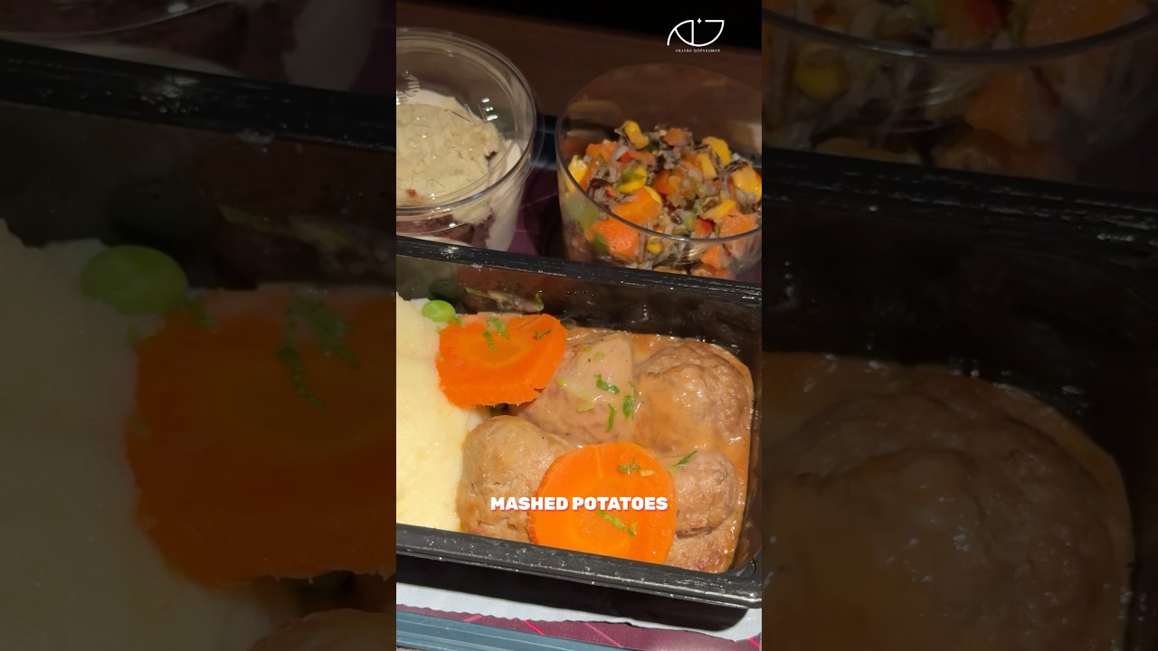 How is the Flight food in @qatarairways Economy? #QatarAirways #flightfood