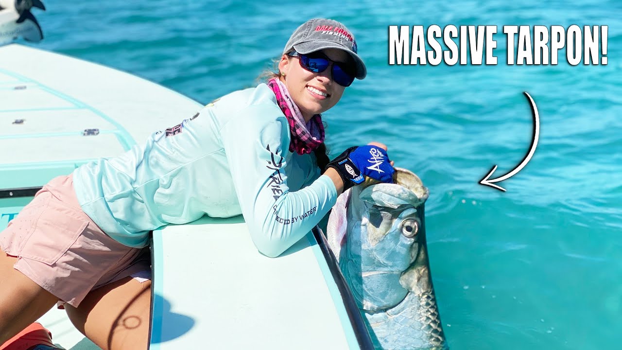 TARPON TRIPLETAIL AND CROCS 🎣🐊 Florida Keys Tarpon Fishing | Gale Force Twins