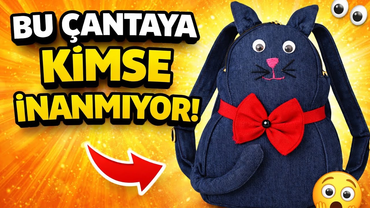 No One Can Believe This Is a Bag! 😱 Made from Old Jeans!