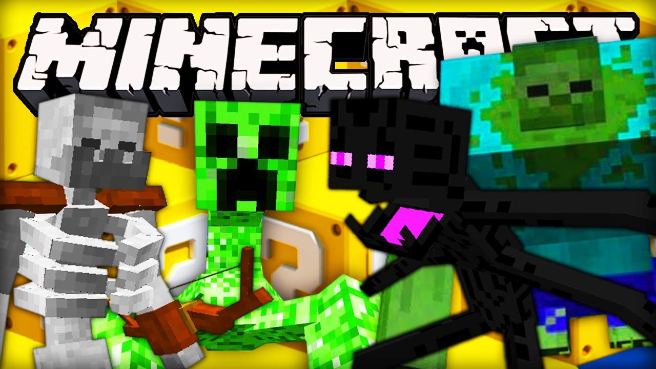 Minecraft Challenge - EPIC MUTANT BATTLE! - Lucky Block Mod - Minecraft Mods