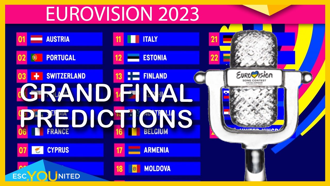 EUROVISION 2023: GRAND FINAL - Team Winner Prediction - Top 26