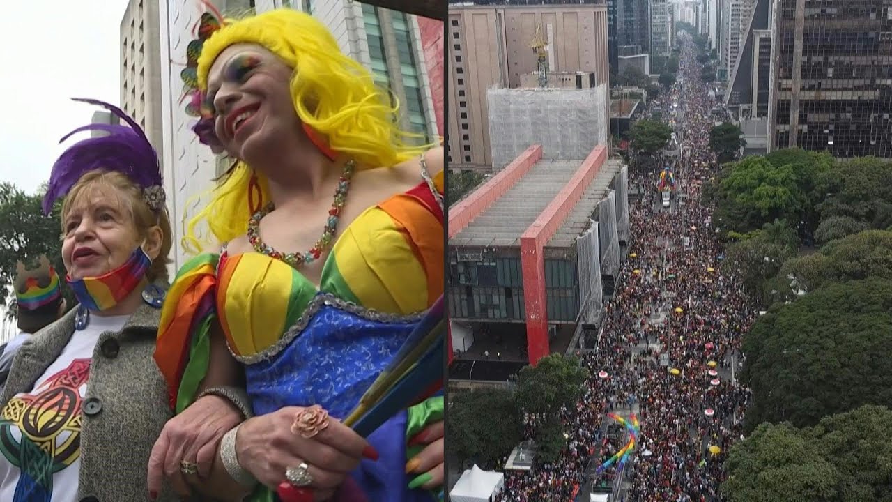 Brazil: Thousands march in Sao Paulo's LGBT pride after Covid hiatus | AFP