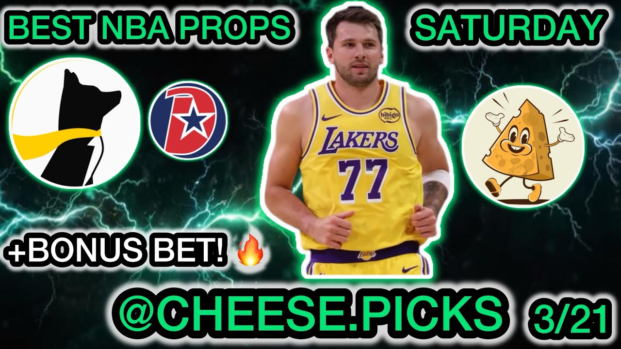 BEST NBA Player Props for Saturday 3/21 - BEST NBA PLAYER PROPS TODAY!
