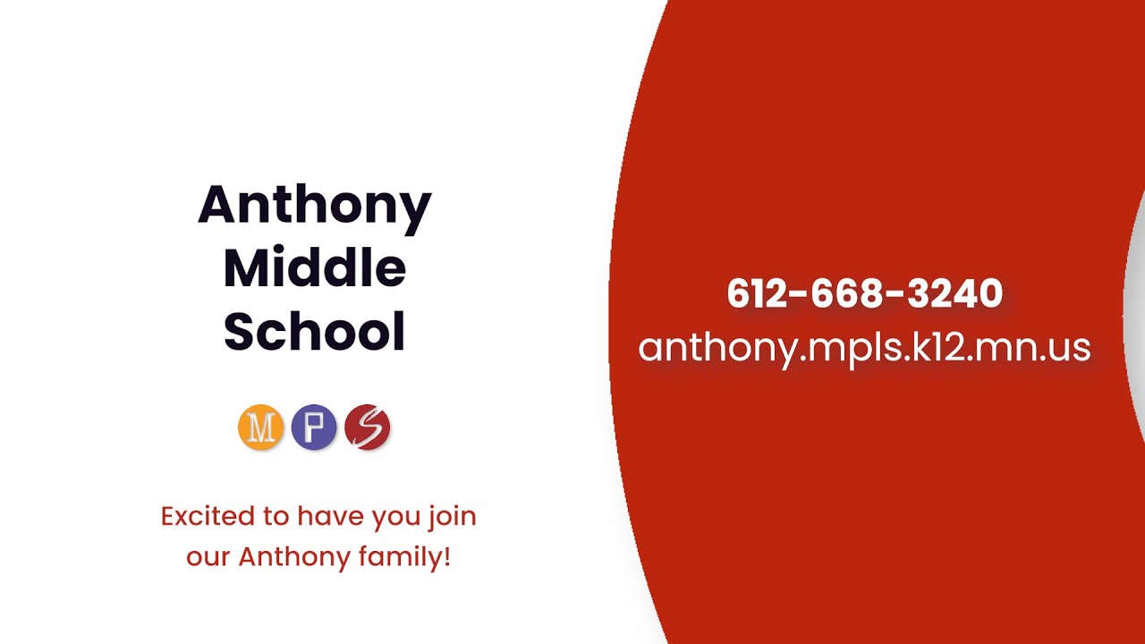Join us! Anthony Middle School Virtual Tour
