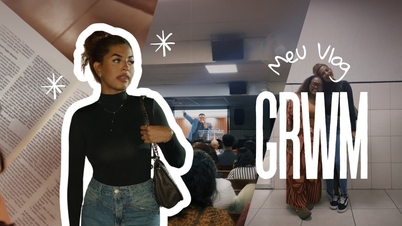 vlog: domingo de culto | grwm, maquiagem & bate papo. 
