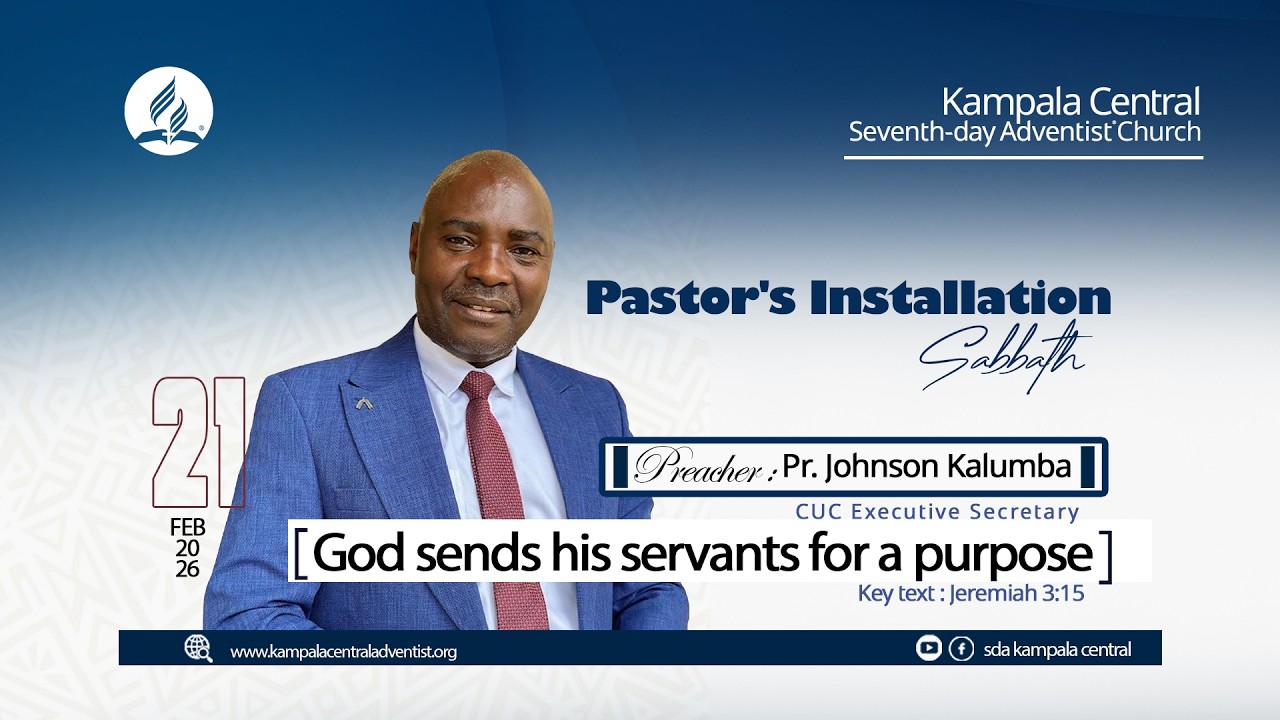 🔴Live: Sabbath Worship | God Sends His Servants For a Purpose with Pr. Johnson Kalumba