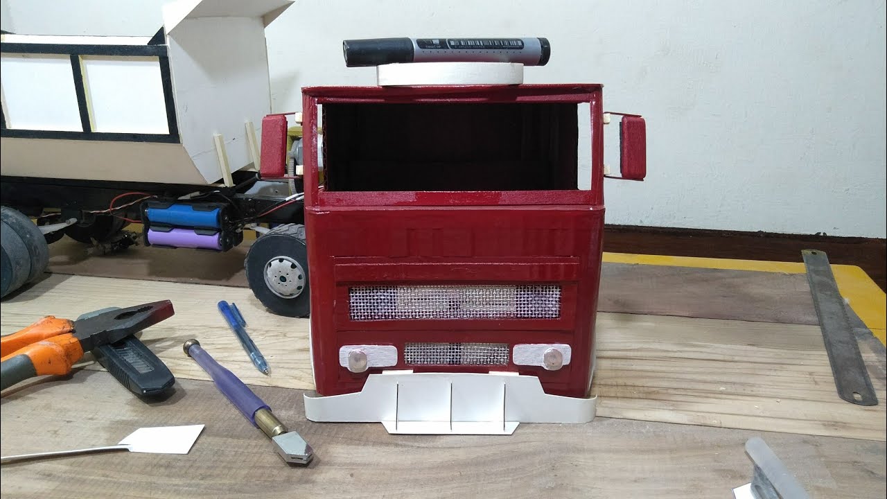 How to make RC Truck side Mirror and Bumper homemade RC Truck | To test drive also | 2022