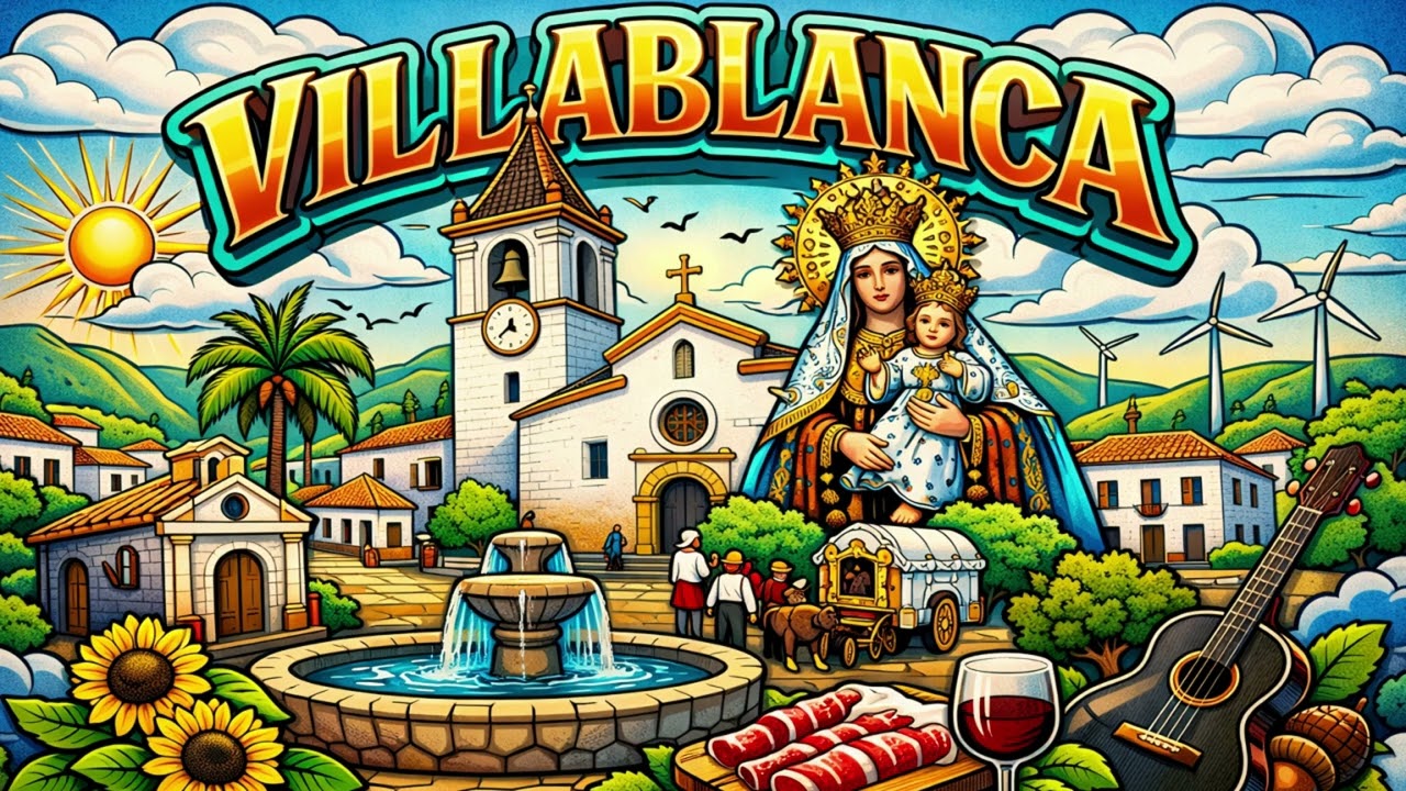 VILLABLANCA (HUELVA) | Canción Flamenco Rap al Pueblo, su Gente, su Virgen y su Gastronomía