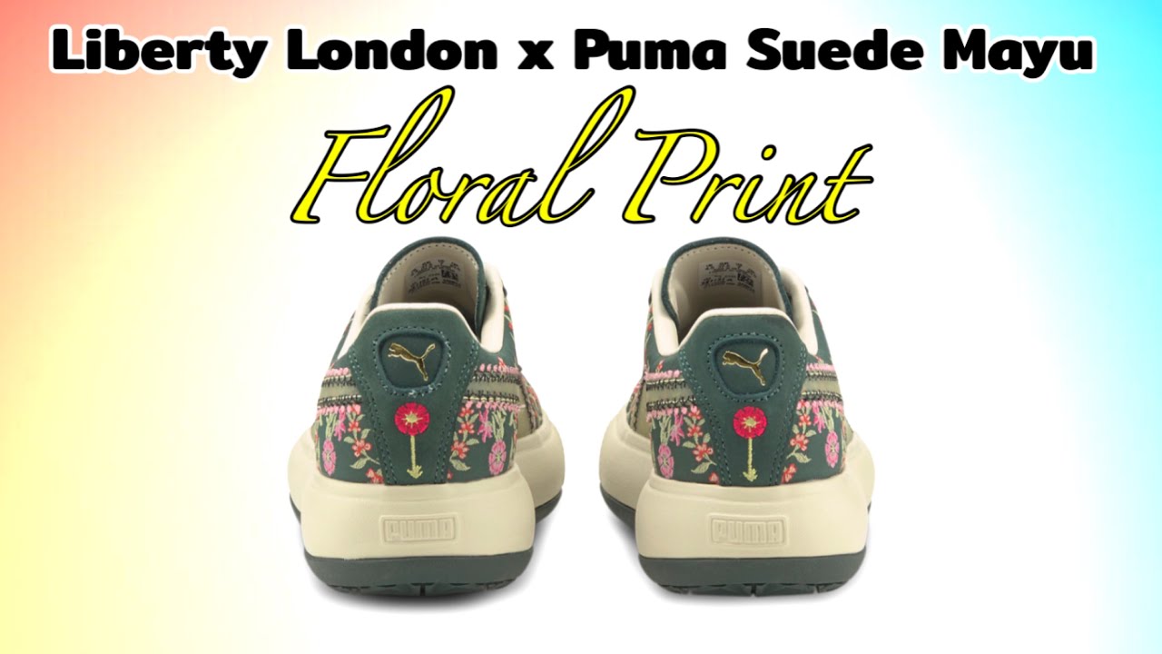 Liberty London x Puma Suede Mayu FLORAL PRINT