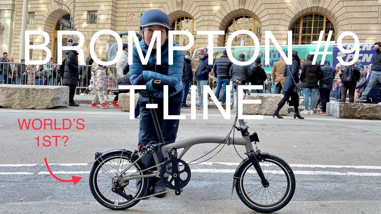 BROMPTON FOLDING BIKE  [VLOG 4] T LINE PICK UP AND RIDE IN NYC