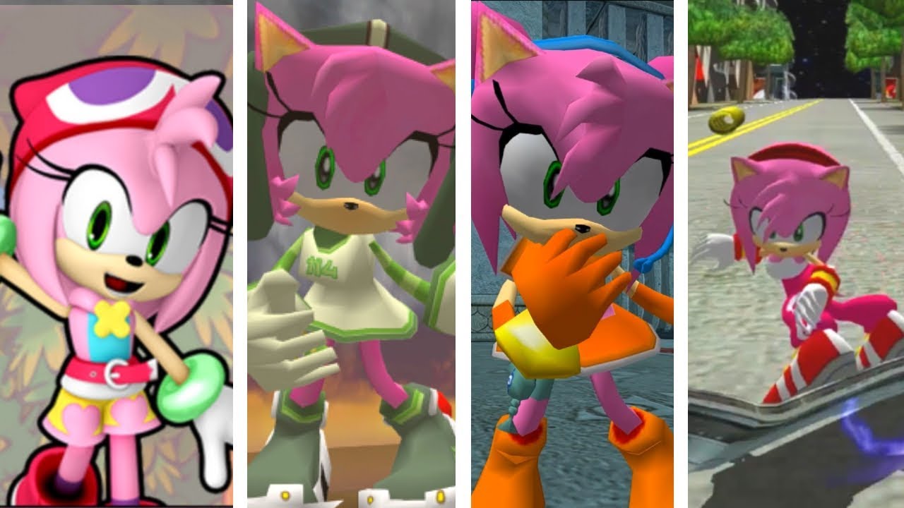 Sonic Adventure 2: Alternate Amy Costumes