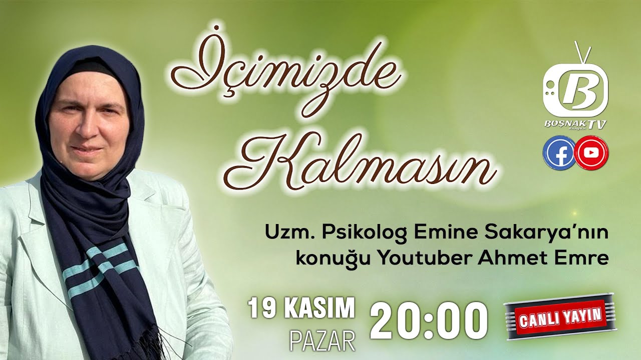 YOUTUBER OLMAK BİR HEVES Mİ, BİR MESLEK Mİ? | Konuğumuz Ahmet Emre | İÇİMİZDE KALMASIN