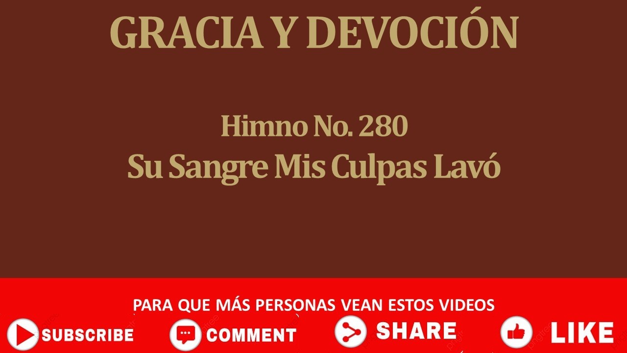 280  Su Sangre Mis Culpas Lavó
