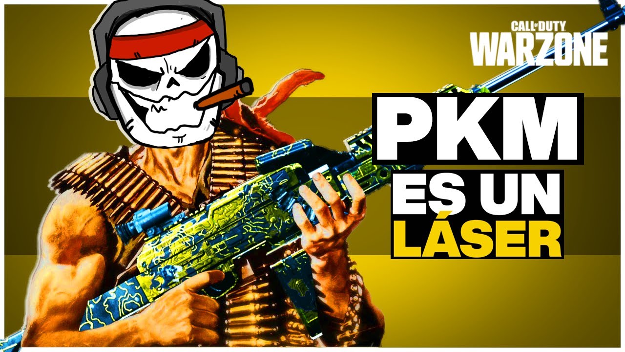 Mi PKM est&aacute; muy GOD en Warzone