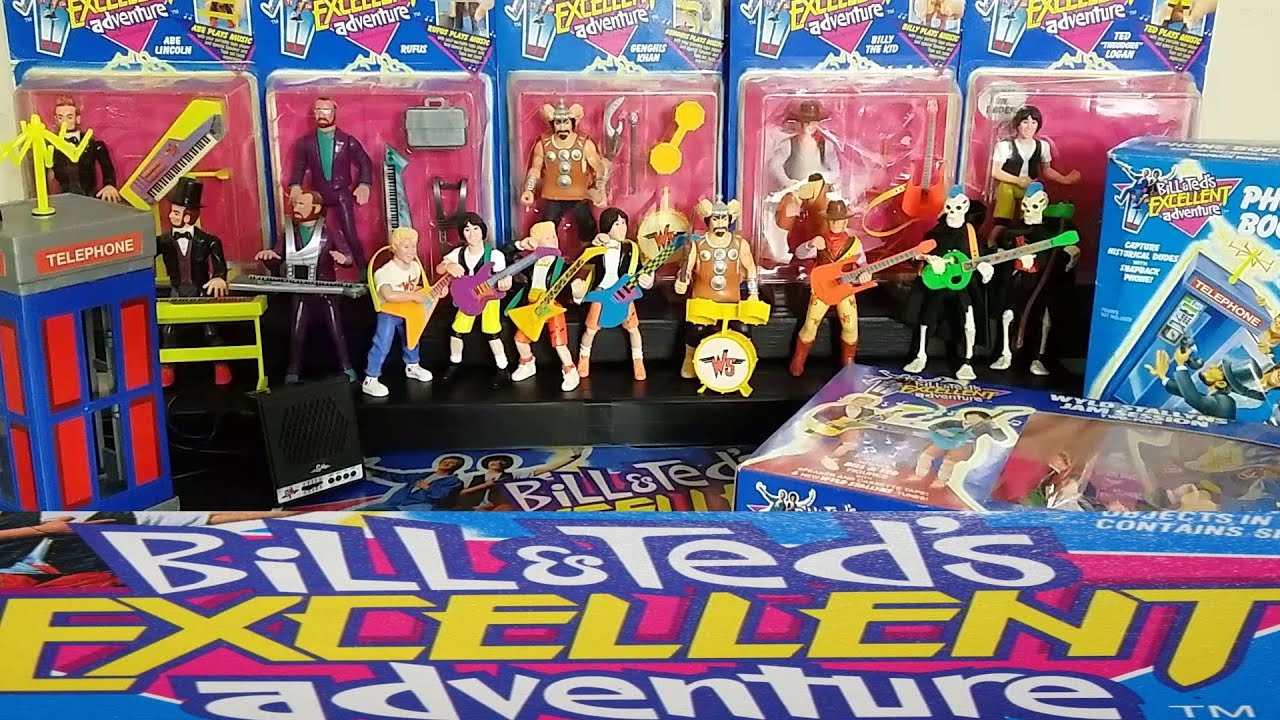 RETRO-WED: KENNER 1991 BILL AND TEDS EXCELLENT ADVENTURE ENTIRE TOY LINE PLUS SOME.....