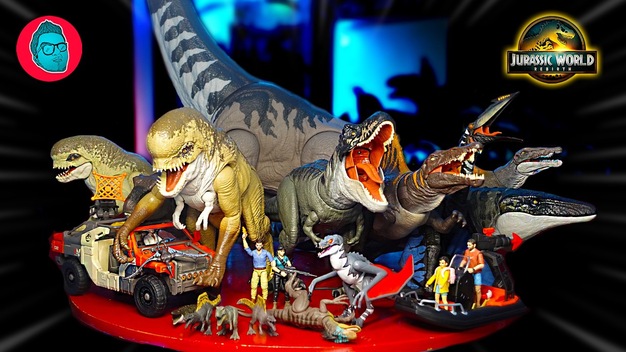 🟡 TODA mi COLECCIÓN de JURASSIC WORLD REBIRTH🦖
