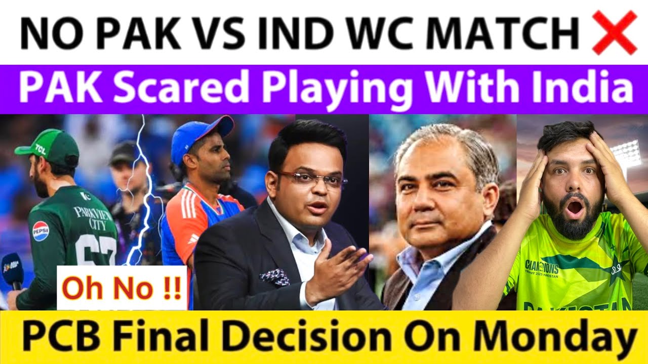 PAK Scared !! Playing With India ? PCB Drama Final Call On Monday | IND VS PAK ? T20 WC 2026 |