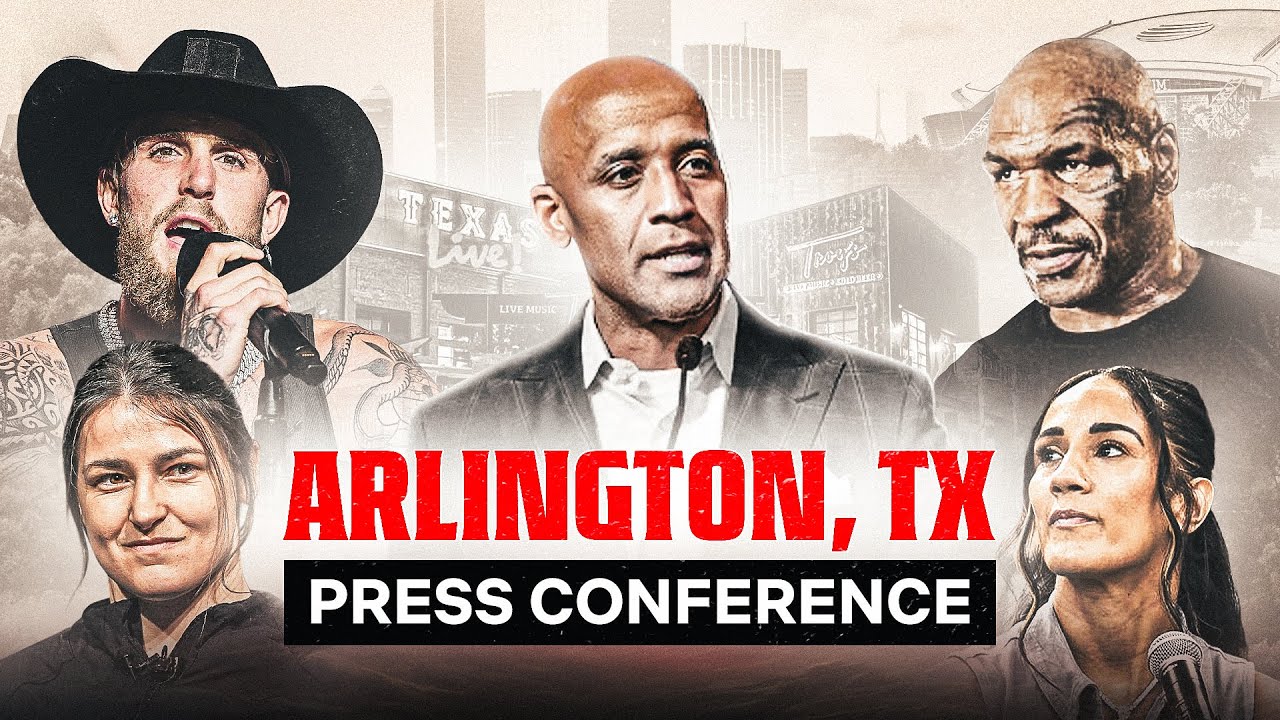 Jake Paul vs Mike Tyson OFFICIAL PRESS CONFERENCE  [LIVE]