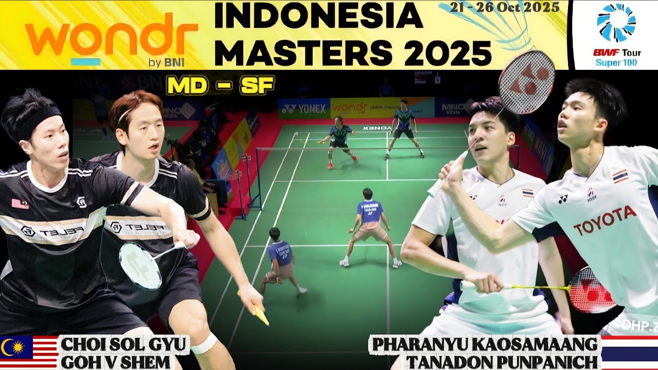 Choi Solgyu/Goh V Shem vs Kaosamaang/Punpanich | SF | Badminton Indonesia Masters 2025 Super 100