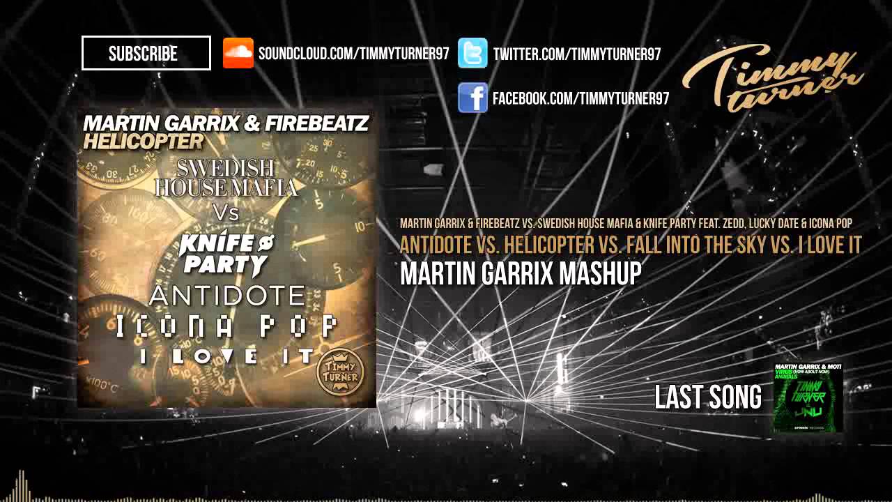 Martin Garrix - Antidote vs. Helicopter vs. Fall Into The Sky vs. I Love It (Martin Garrix Mashup)