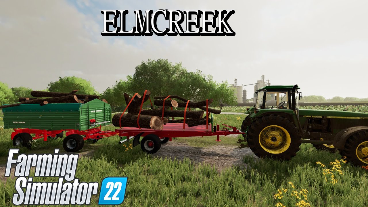 Wycinka Drzew Na Polu Farming Simulator 22 Elmcreek gameplay pl #12
