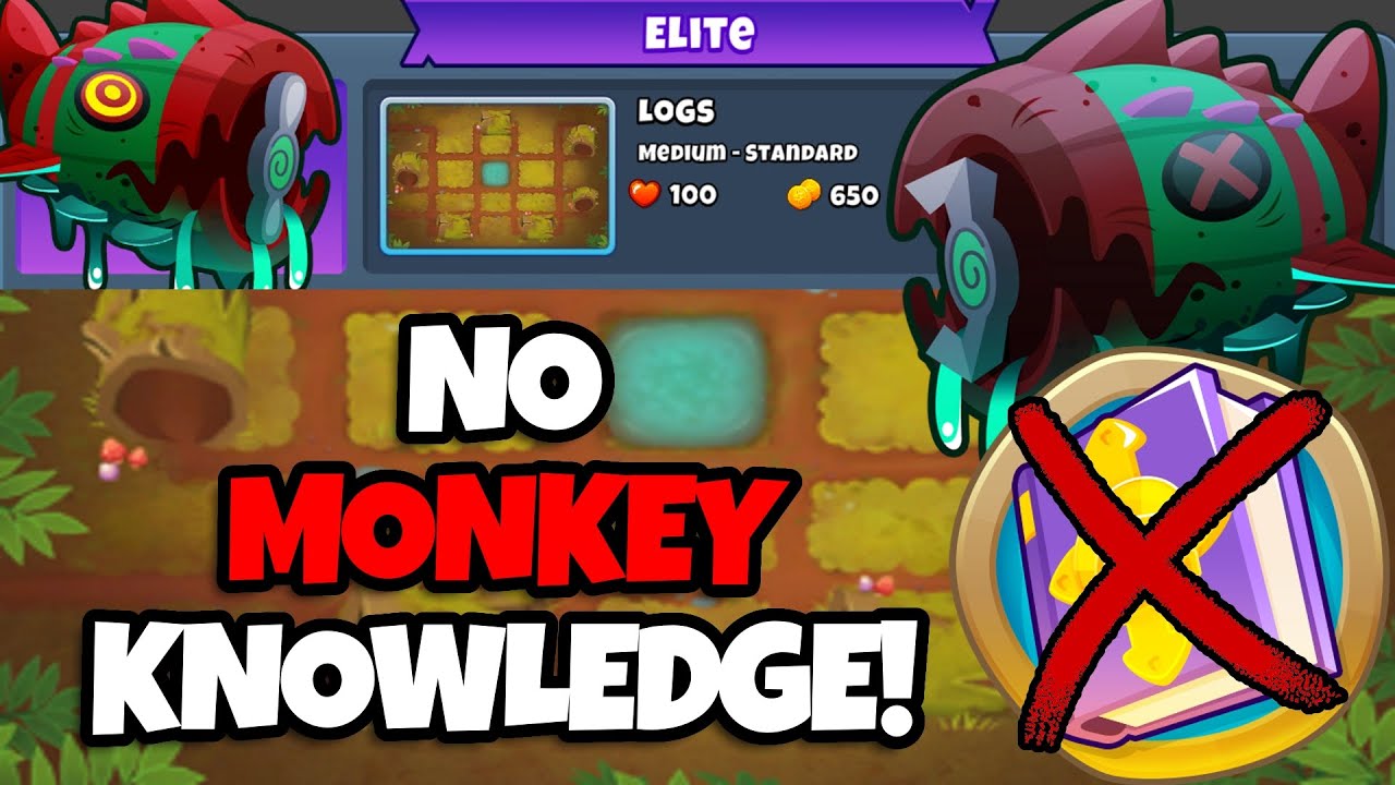 Bloonarius Elite Tutorial || No Monkey Knowledge || Logs (BTD6)